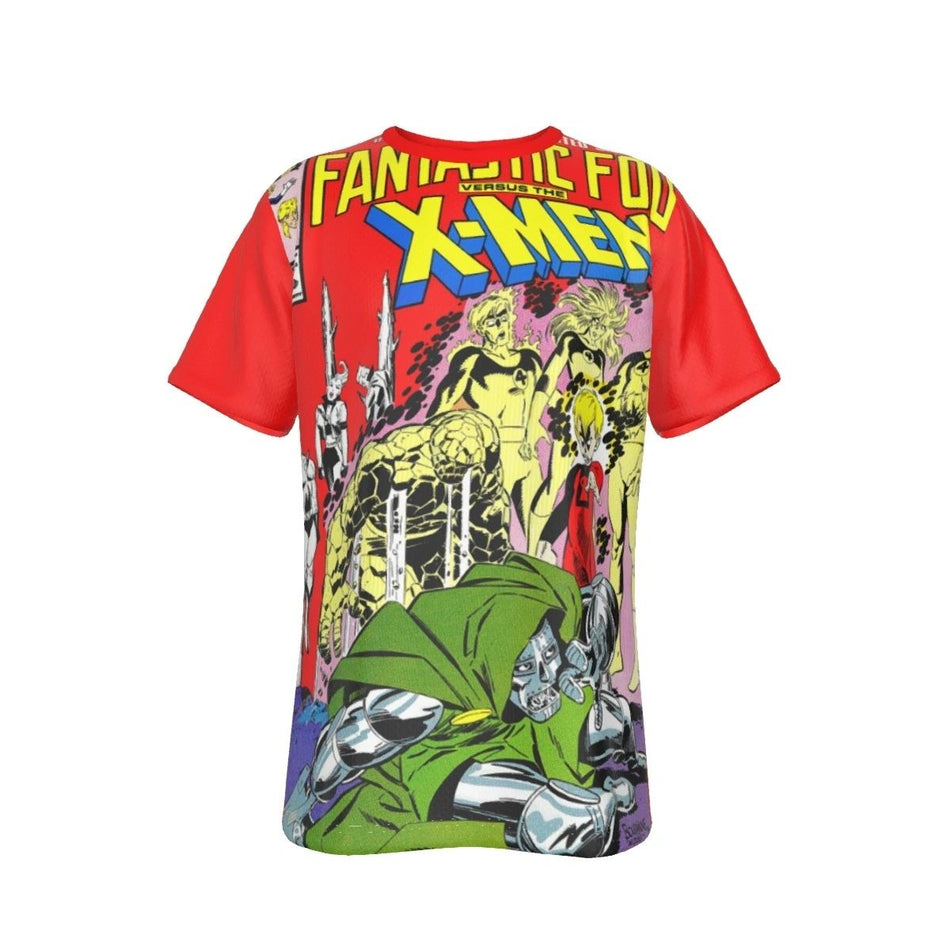 FANTASTIC FOUR VS XMEN 4 ALL OVER PRINT SHIRT AND TANK