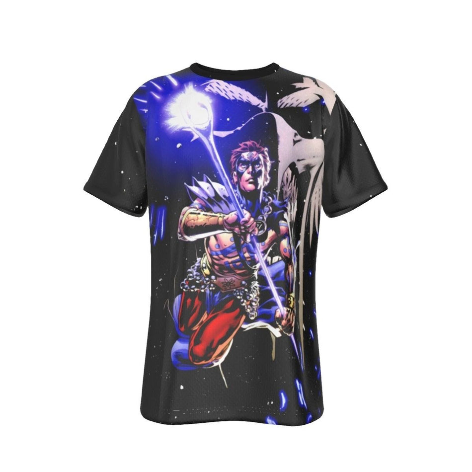 INDIGO LANTERN ATOM ALL OVER PRINT SHIRT AND TANK - THE ATOM