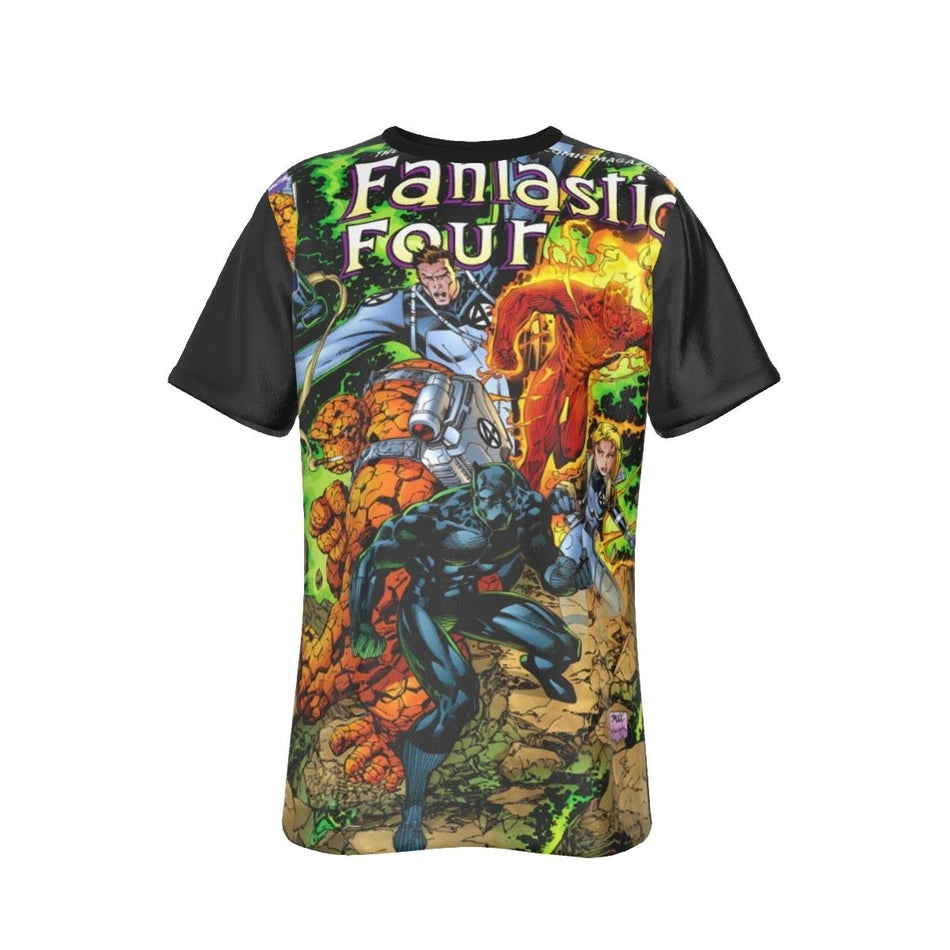 FANTASTIC FOUR V2 - 4 ALL OVER PRINT SHIRT AND TANK - JIM LEE