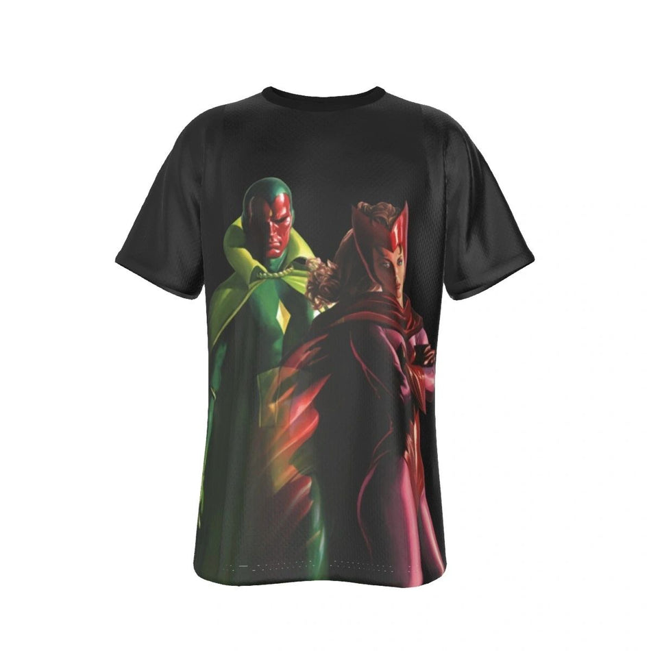 VISION AND SCARLET WITCH ALL OVER PRINT SHIRT AND TANK TPB
