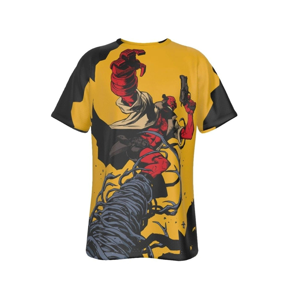 HELLBOY ALL OVER PRINT SHIRT AND TANK- YILDIRAY CINAR ART