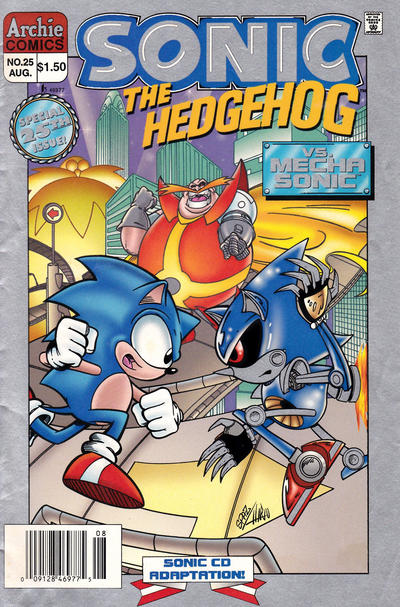 Sonic the Hedgehog 1993 #25 Newsstand ed. - low grade - $19.99