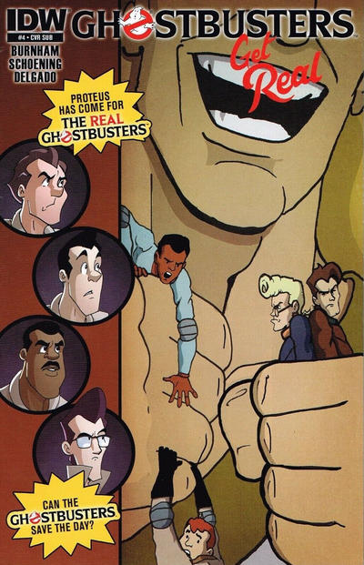 Ghostbusters: Get Real 2015 #4 Subscription Cover - Erik Burnham and Luis Antonio Delgado - 9.4 - $4.99