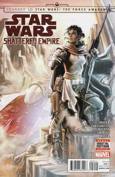 Journey to Star Wars: The Force Awakens - Shattered Empire 2015 #2 Marco Checchetto Cover - 9.4 - $5.99