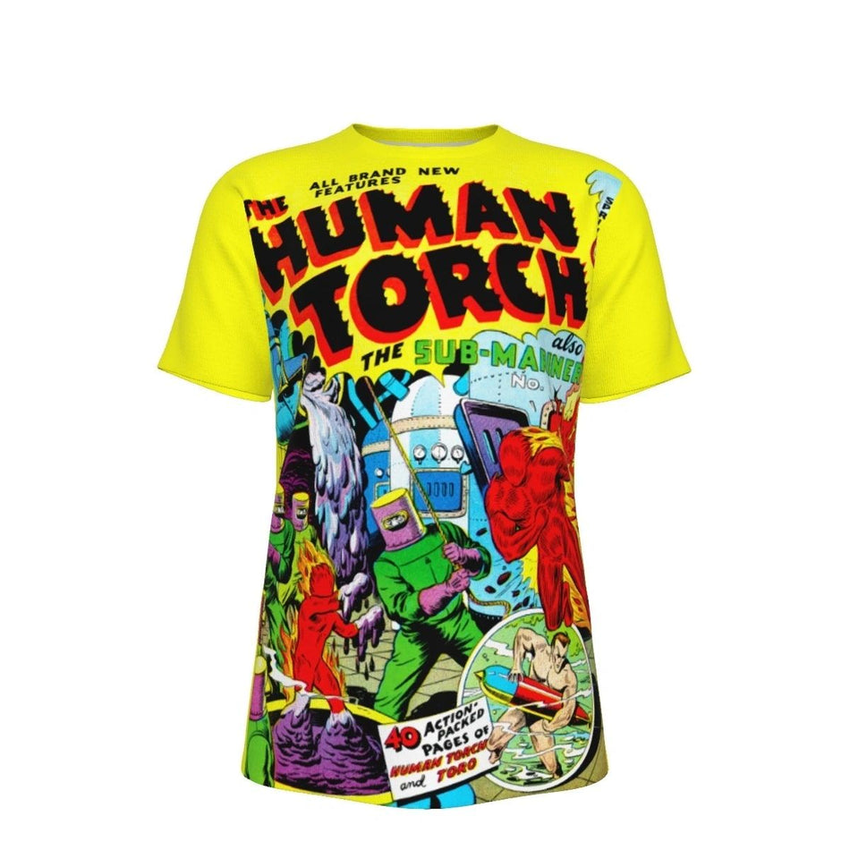 HUMAN TORCH 4 ALL OVER PRINT SHIRT AND TANK