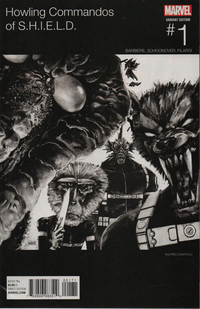 Howling Commandos of S.H.I.E.L.D. 2015 #1 Wilfred Santiago Hip-Hop Variant Cover - high grade - $9.99
