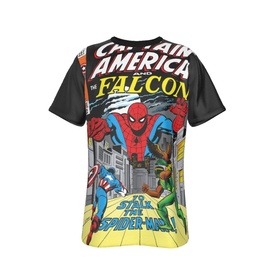 CAPTAIN AMERICA 137 ALL OVER PRINT SHIRT AND TANK - FALCON