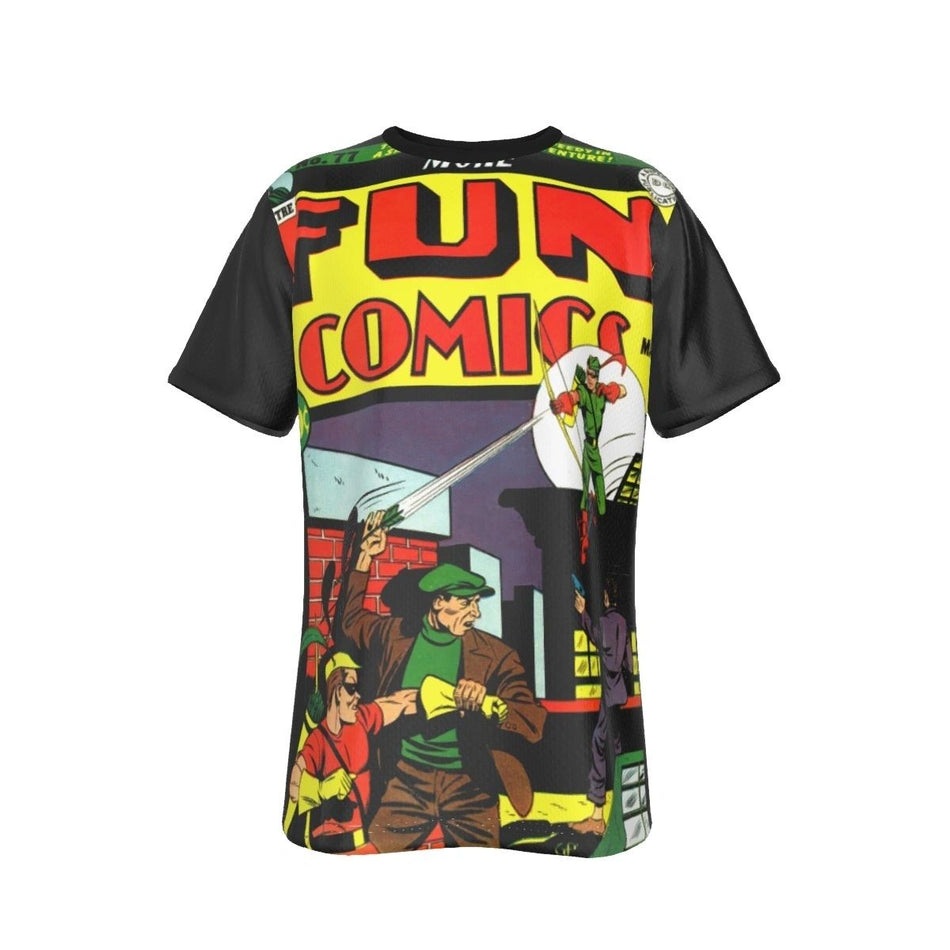 MORE FUN COMICS 77 ALL OVER PRINT SHIRT AND TANK - GREEN ARROW 1ST COVER