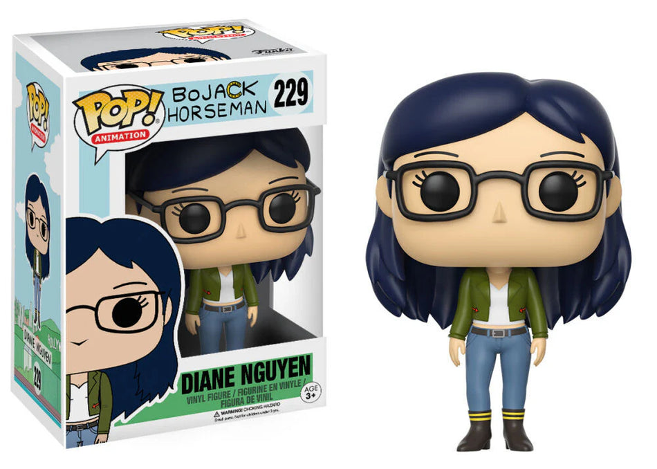 Funko Pop! BoJack Horseman Diane Nguyen #229 DAMAGED BOX