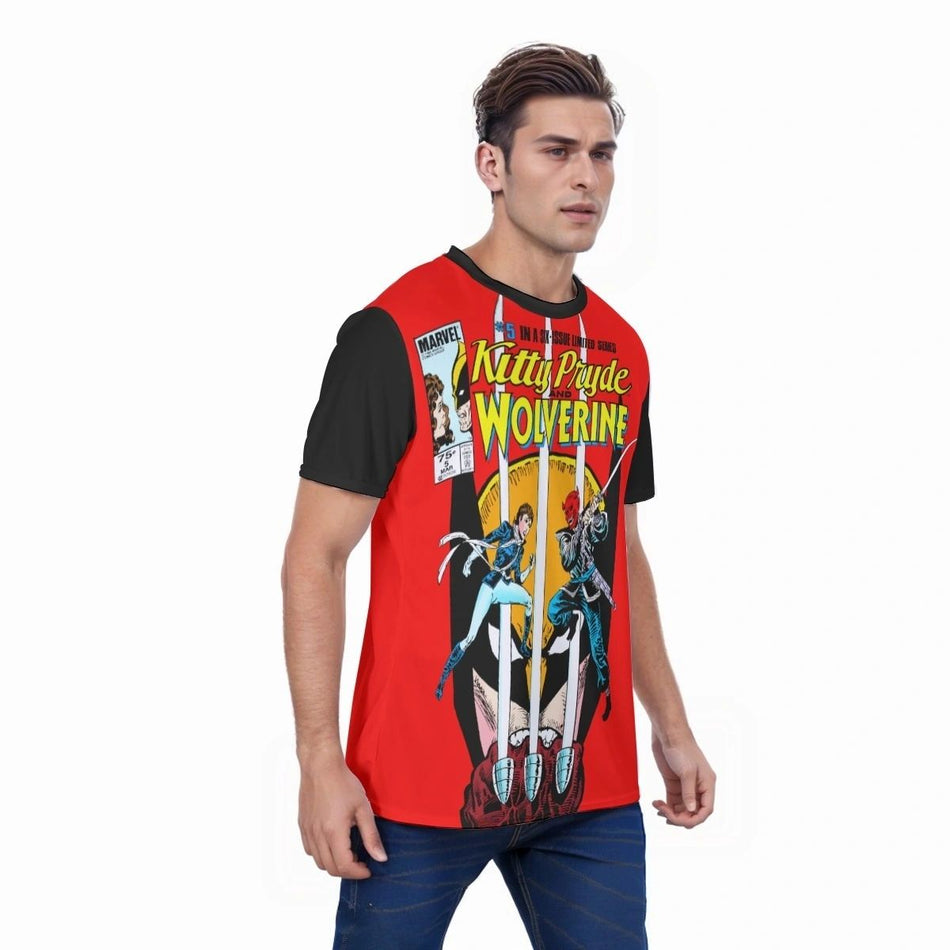KITTY PRYDE WOLVERINE 5 ALL OVER PRINT SHIRT AND TANK
