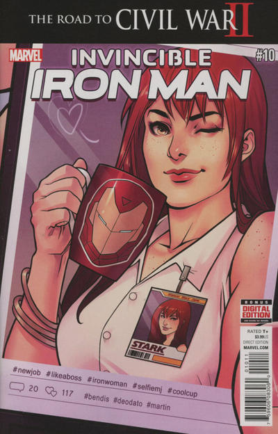 Invincible Iron Man 2015 #10 Mike Deodato Cover - high grade - $4.99