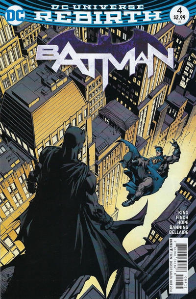 Batman 2016 #4 David Finch / Matt Banning Cover - 9.4 - $3.99