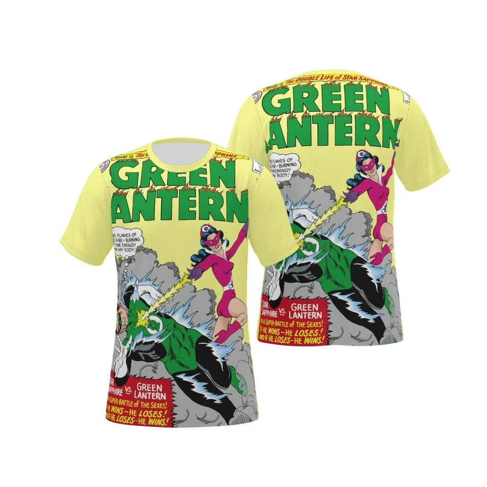 GREEN LANTERN 41 ALL OVER PRINT SHIRT AND TANK - STAR SAPPHIRE