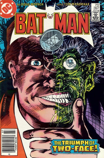 Batman 1940 #397 Newsstand ed. - back issue - $19.99