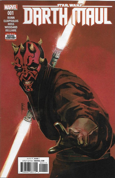 Star Wars: Darth Maul 2017 #1 - 9.4 - $14.99