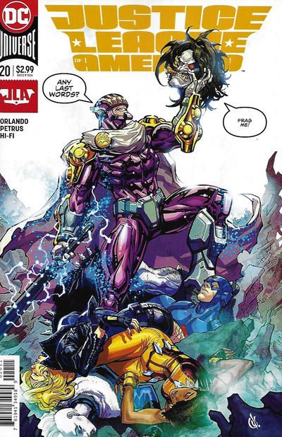 Justice League of America 2017 #20 Carlos D'Anda Cover Signed by Steve Orlando - mid-grade - $19.99