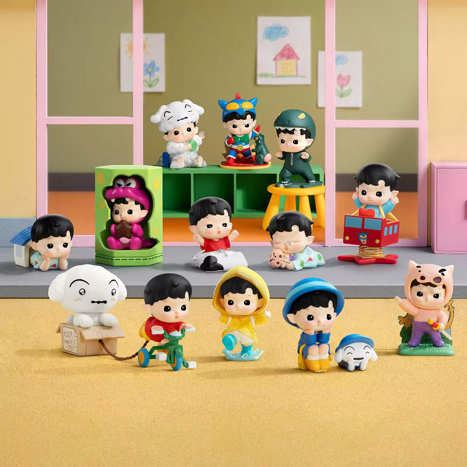 HACIPUPU × CRAYON SHINCHAN One Day in Kasukabe Series Figures Blind Box