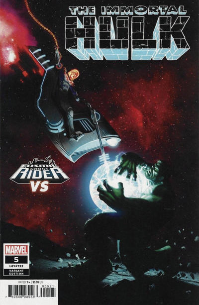 Immortal Hulk 2018 #5 Rahzzah 'Cosmic Ghost Rider VS' - high grade - $12.99