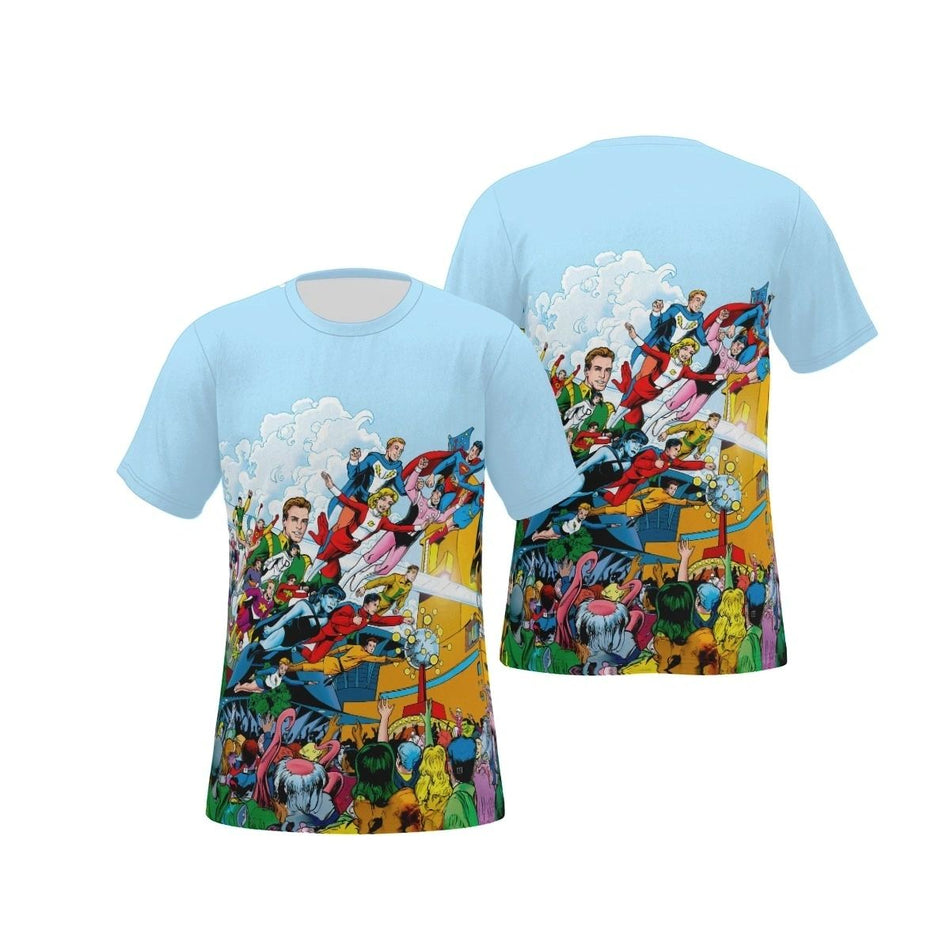 SILVER AGE LEGION ALL OVER PRINT SHIRT & TANK - JEFF MOY ART