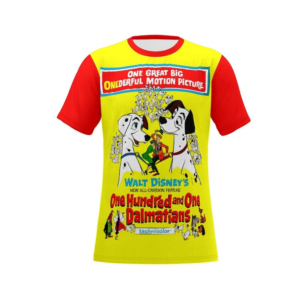 101 DALMATIANS MOVIE POSTER ALL OVER PRINT SHIRT & TANK