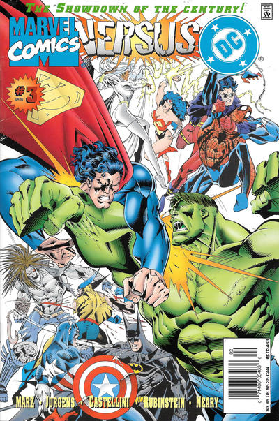 Marvel versus DC / DC versus Marvel 1996 #3 Newsstand ed. - 8.5 - $9.99