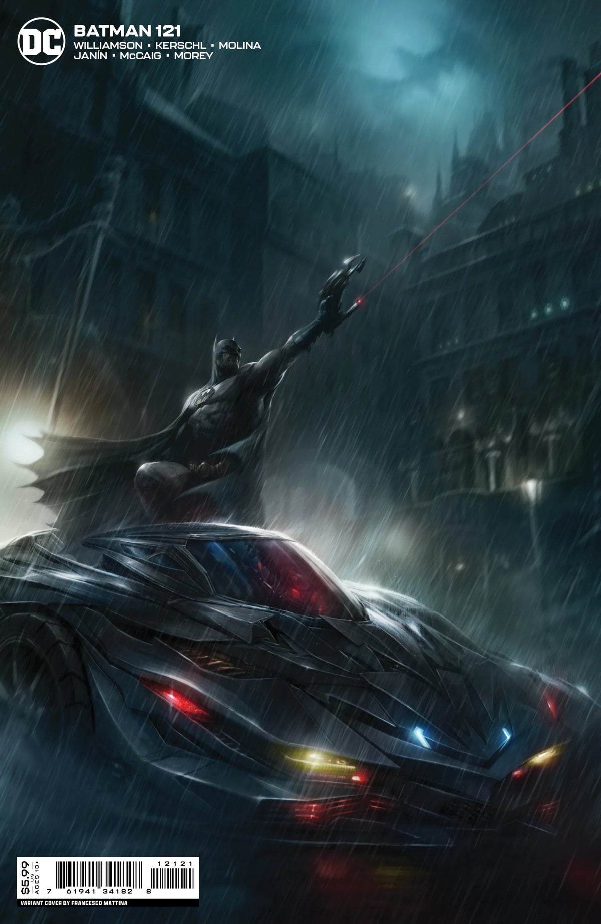 Batman #121B Francesco Mattina Card Stock Var - NM Near Mint