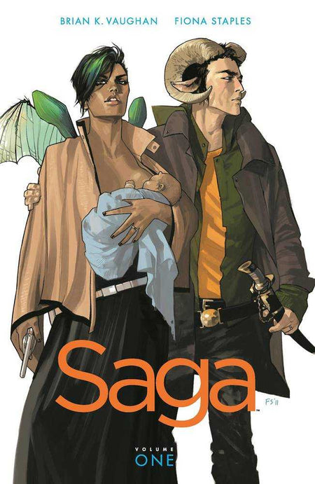 Stock Photo of Saga TPB Volume 01 Image Comics Graphic Novels sold by Stronghold Collectibles of Acadiana Lafayette, LA
