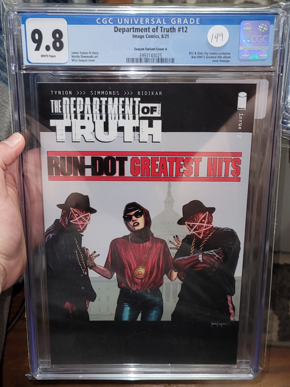 Department of Truth #12 (2021) CGC 9.8 Hip-Hop Trade Dress Variant