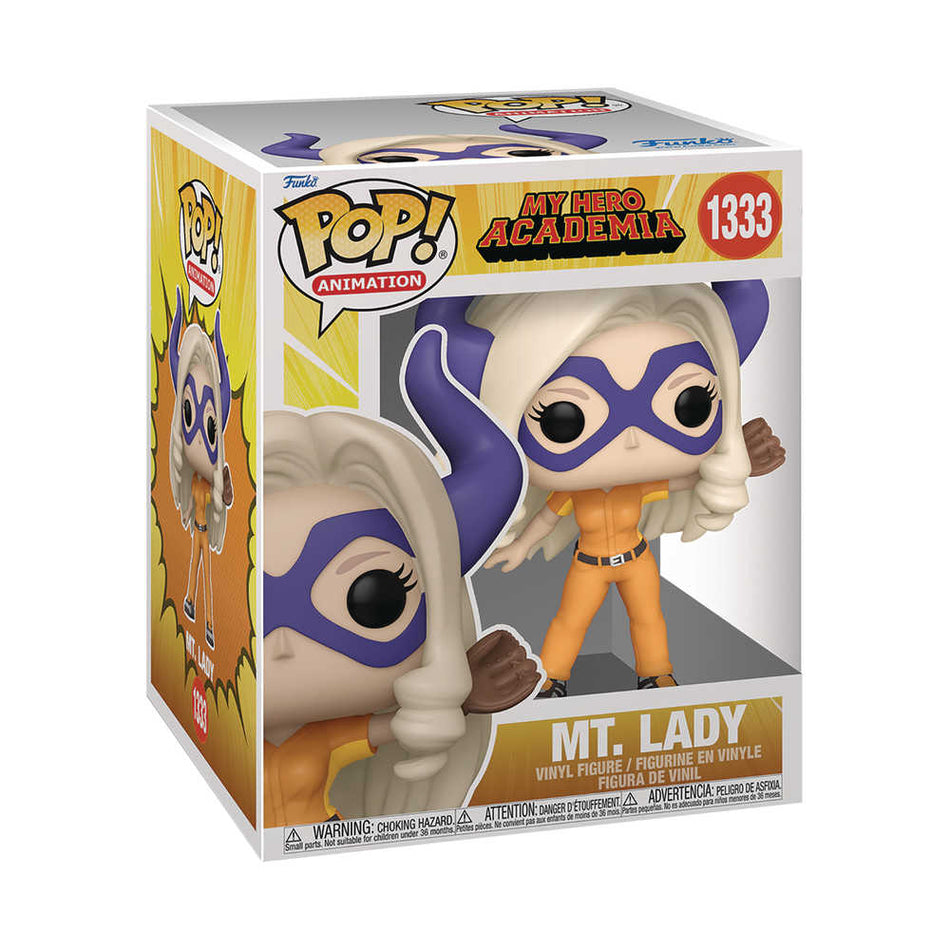 Stock Photo of Pop Super My Hero Academia Mt. Lady Bb Vinyl Figure Toys and Models sold by Stronghold Collectibles
