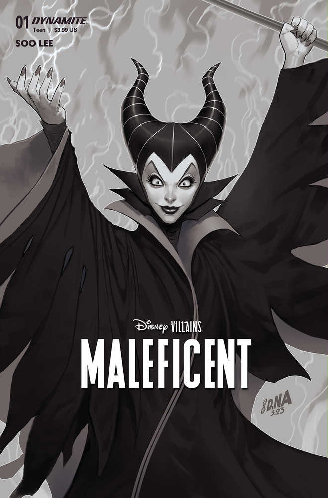 Disney Villains Maleficent #1 CVR ZE 1:10 Nakayama B&W