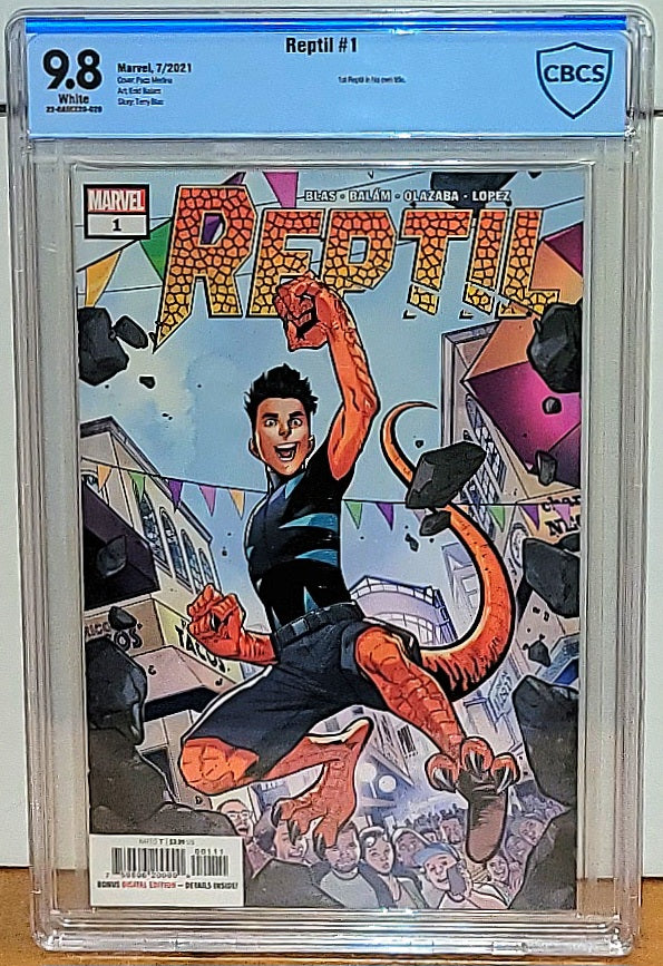 Reptil #1 CBCS 9.8 (1st Reptil in his own title)