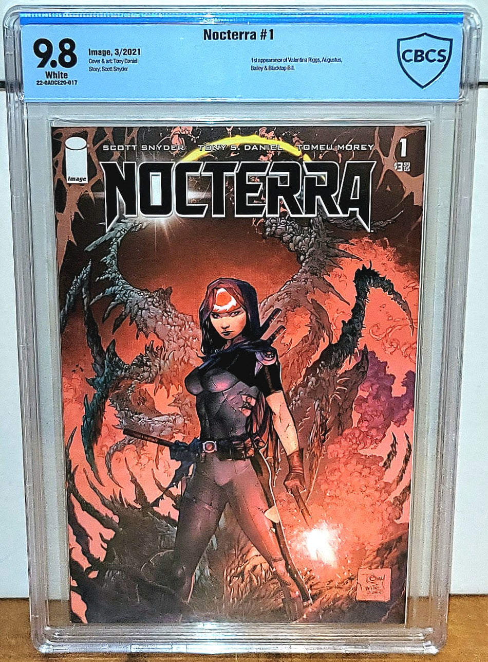 Nocterra #1 CBCS 9.8 (1st Appearance of Valentina Riggs, Augustus, Baily & Blacktop Bill)
