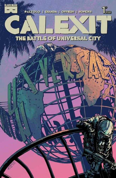 Stock Photo of Calexit the Battle of Universal City #1 (Of 3) CVR B C Granda Twilight Variant (MR) Black Mask Comics sold by Stronghold Collectibles of Acadiana Lafayette, LA