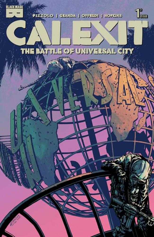 Stock Photo of Calexit the Battle of Universal City #1 (Of 3) CVR B C Granda Twilight Variant (MR) Black Mask Comics sold by Stronghold Collectibles of Acadiana Lafayette, LA