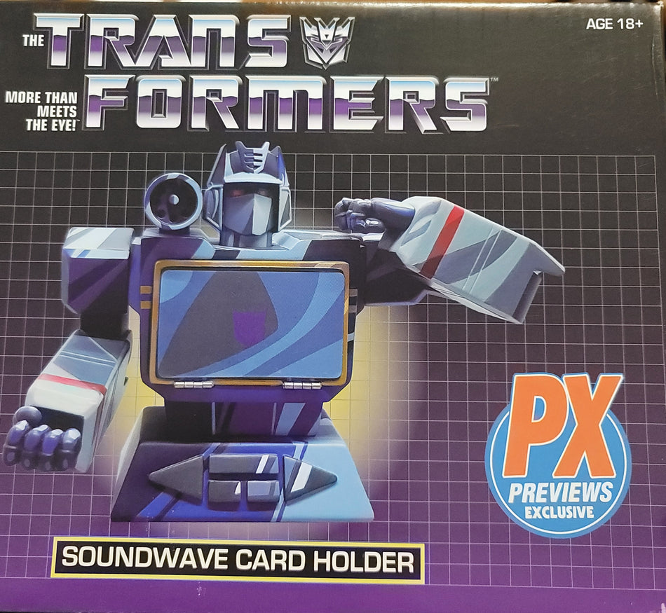 Transformers Soundwave Bust Resin Business Card Holder Previews Exclusive #7 of 2000 Made