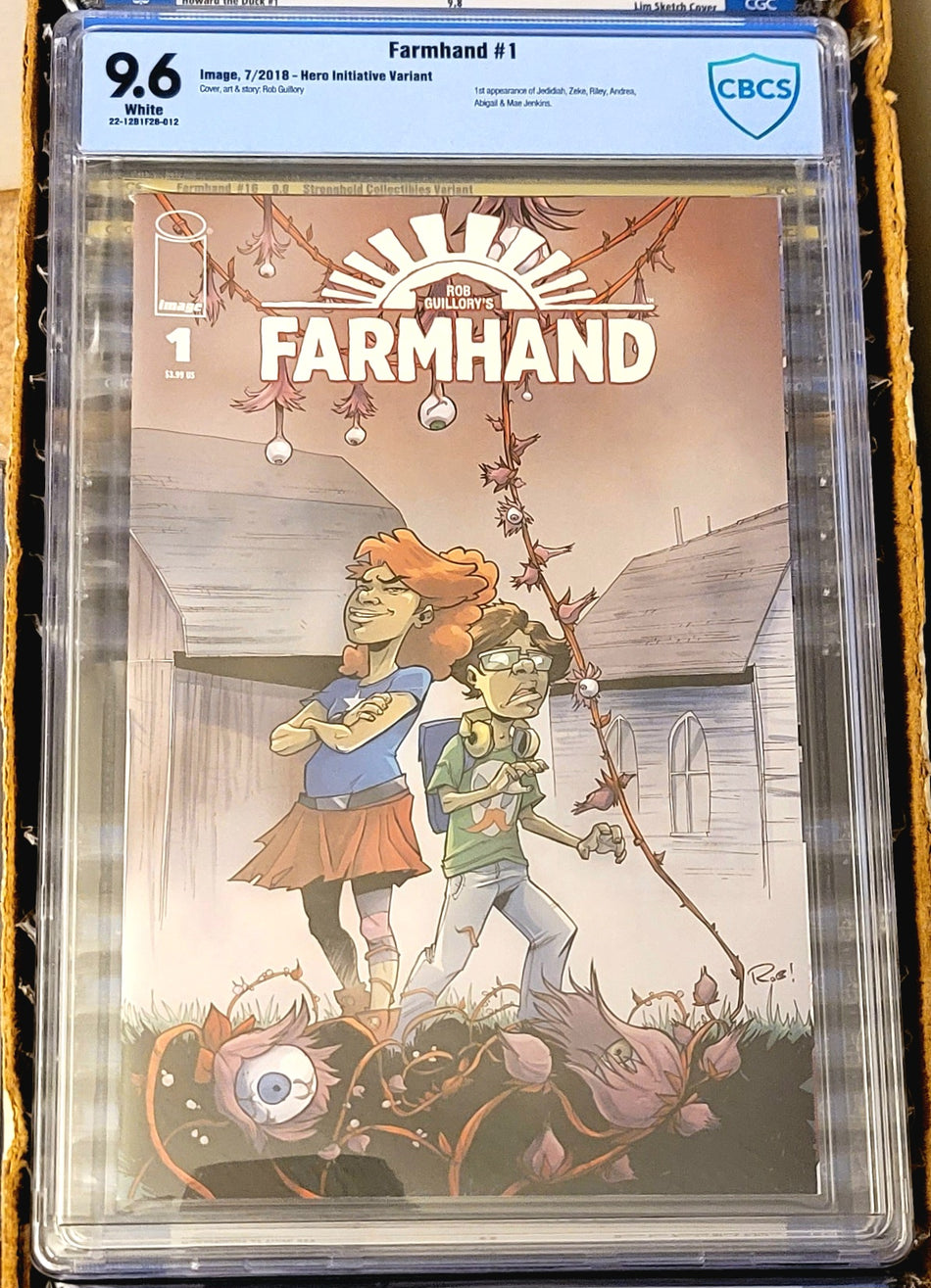 Farmhand #1 CBCS 9.6 Hero Initiative Variant (1st Appearance of Jedidiah, Zeke, Riley, Andrea, Abigail & Mae Jenkins)