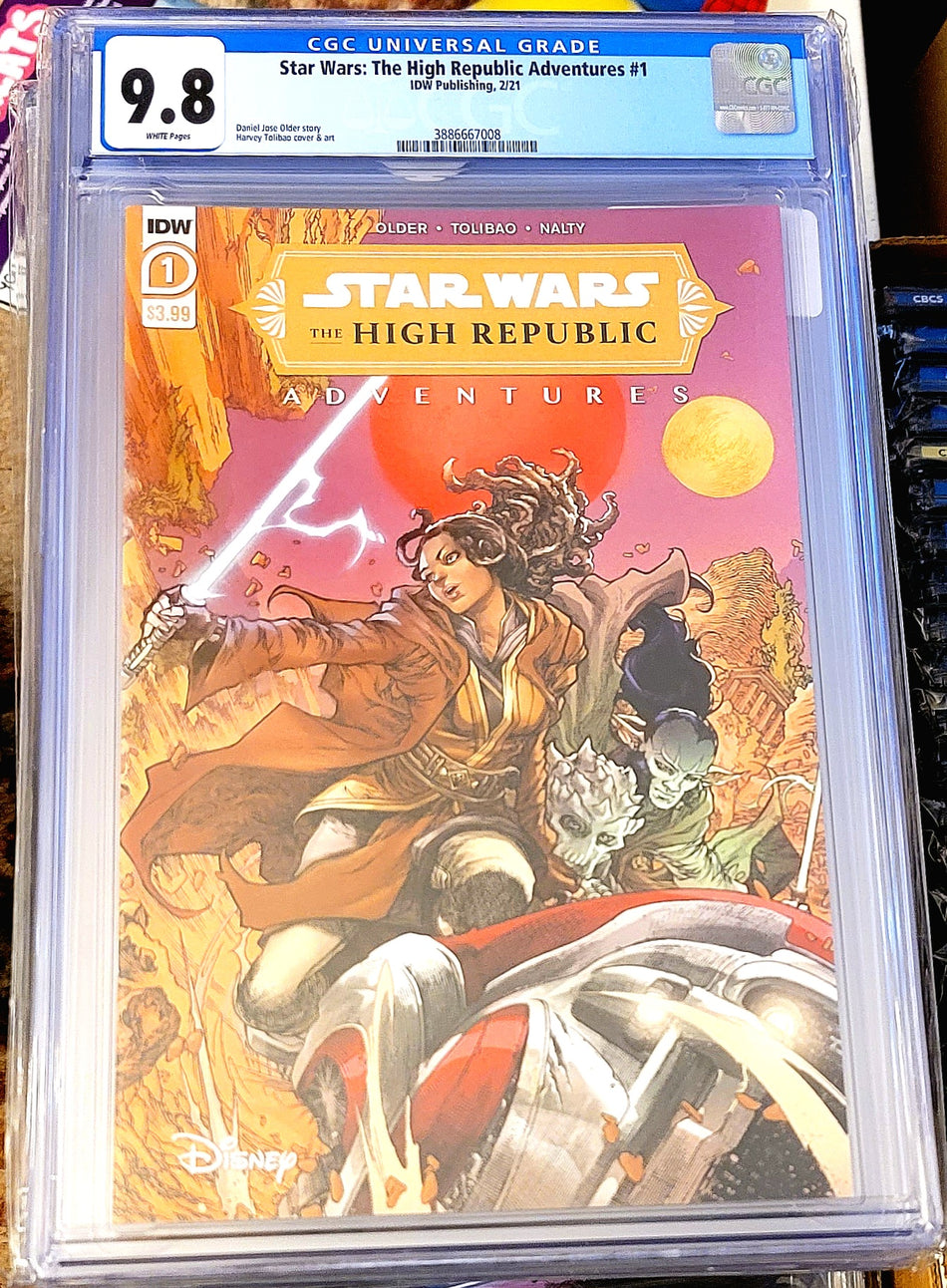 Star Wars the High Republic Adventures #1 CGC 9.8 (1st Appearance of Lula Talisola & 1st Cameo Marchion Ro)