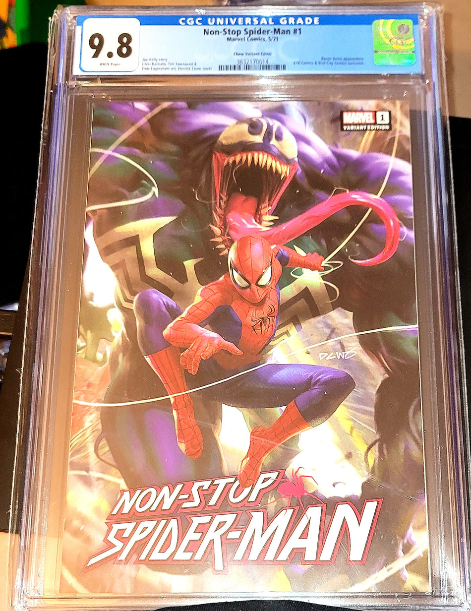 Non-Stop Spider-Man Derrick Chew Shared Store Exclusive #1 CGC 9.8