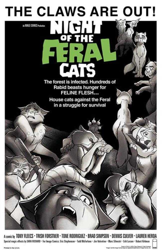 Stock photo of Feral #1 CVR G 1:100 Trish Forstner & Tony Fleecs Variant Comics sold by Stronghold Collectibles