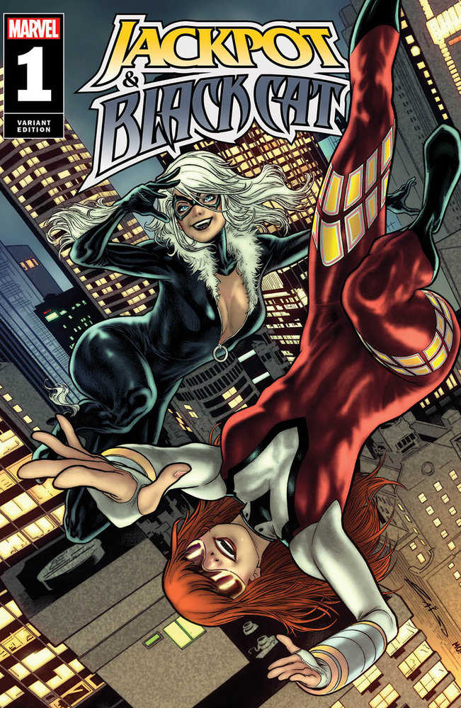 Stock photo of Jackpot & Black Cat #1 Emilio Laiso Foil Variant Comics sold by Stronghold Collectibles