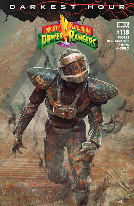 Stock photo of Mighty Morphin Power Rangers #118 CVR B Dark Grid Variant Barend Comics sold by Stronghold Collectibles