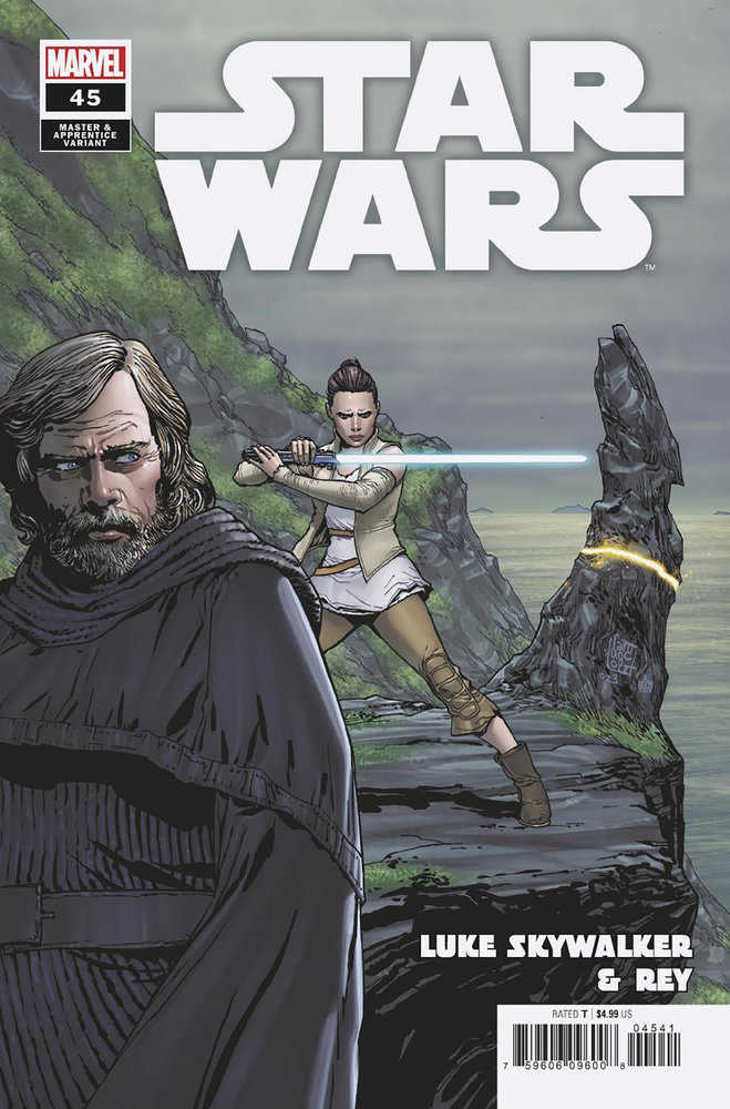 Stock Photo of Star Wars #45 Giuseppe Camuncoli Luke Skywalker & Rey Master & Apprentice Variant Comics sold by Stronghold Collectibles