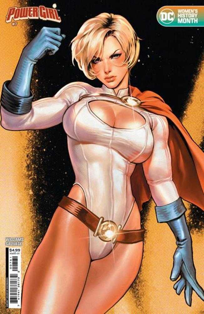 Stock photo of Power Girl #7 CVR D Sozomaika Womens History Month Card Stock Variant Comics sold by Stronghold Collectibles