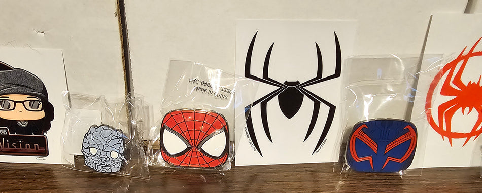 Various Pins & Window Decals