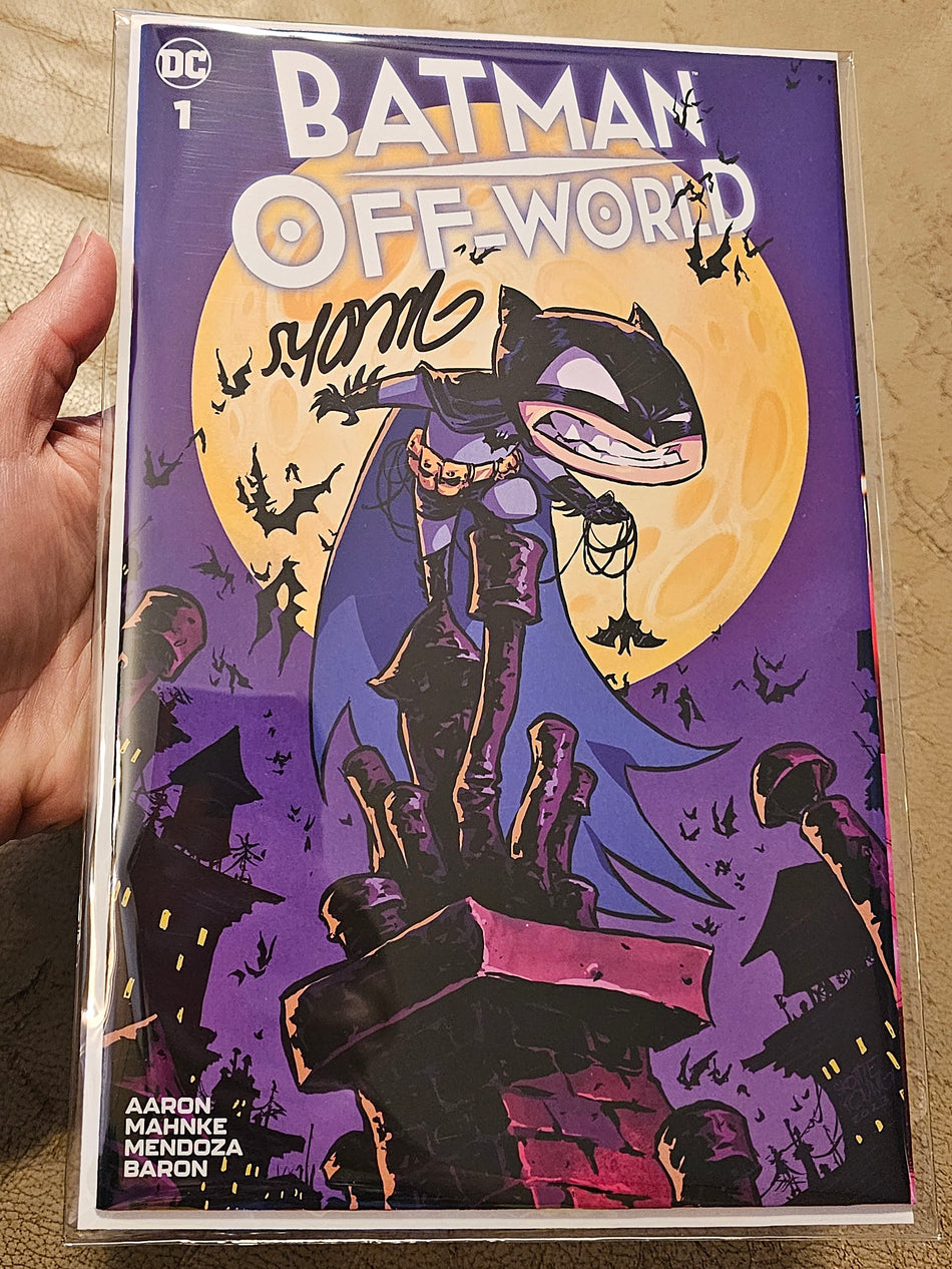 Batman Off-World #1 Skottie Young Cover A Variant SIGNED with COA LTD 3,000 Copies