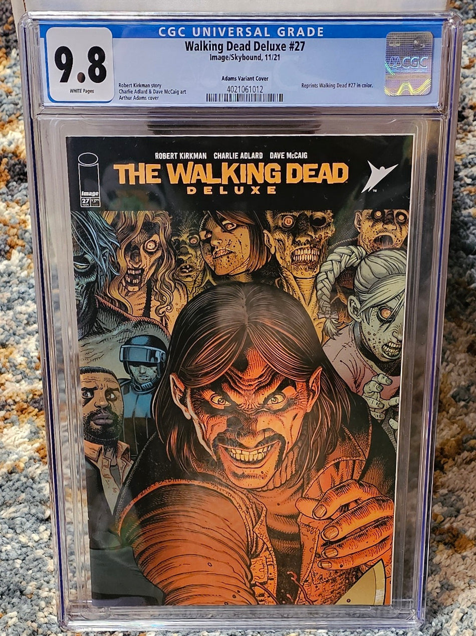 Walking Dead Deluxe #27 CGC 9.8 Art Adams Variant