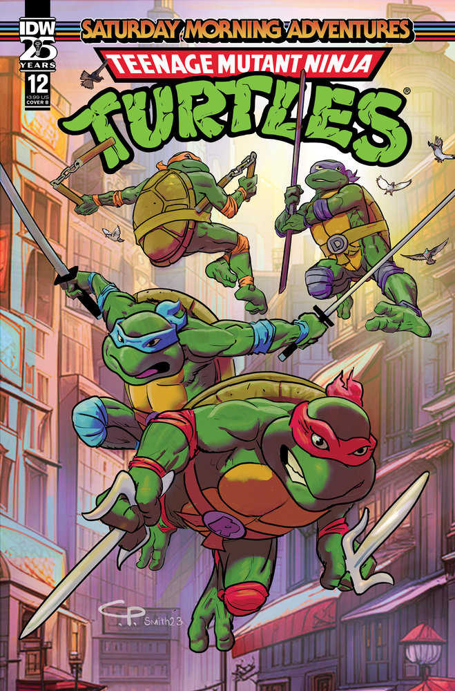 Stock photo of Teenage Mutant Ninja Turtles: Saturday Morning Adventures #12 Variant B Smith Comics sold by Stronghold Collectibles