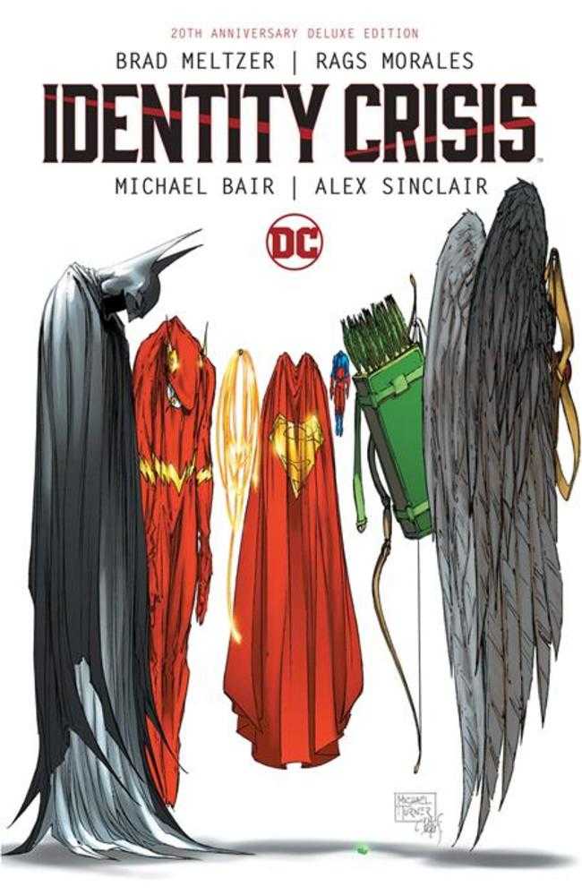 Stock Photo of  Identity Crisis 20 Th Anniversary Deluxe Edition Hardcover Book Market Michael Turner Cover DC Comics Graphic Novels sold by Stronghold Collectibles of Acadiana Lafayette, LA