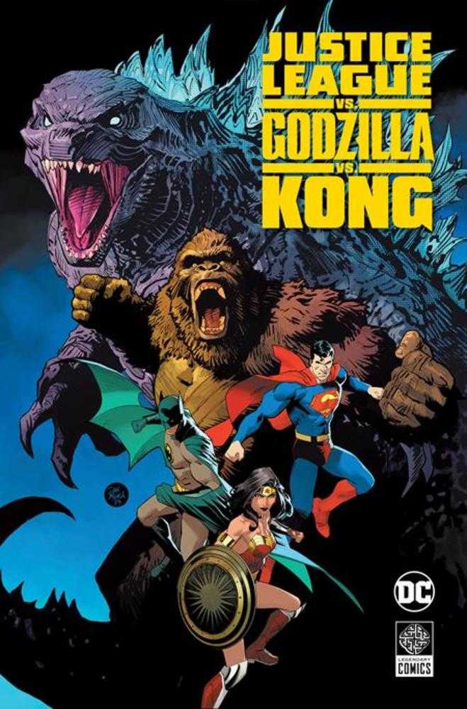 Stock photo of Justice League vs Godzilla vs Kong Hardcover DC Comics Graphic Novels sold by Stronghold Collectibles of Acadiana, Lafayette, Louisiana