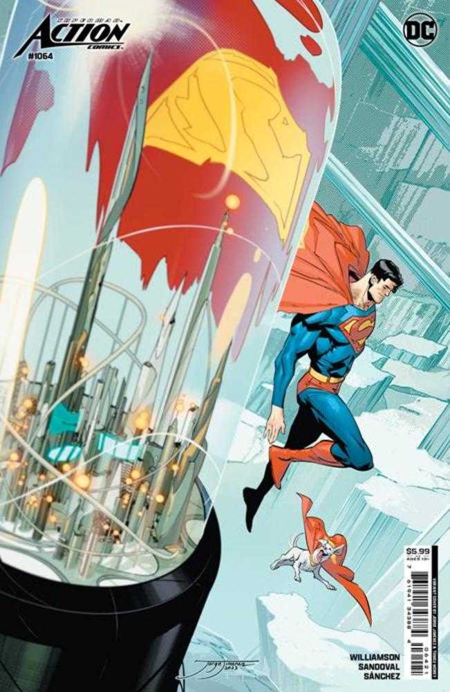 Stock Photo of Action Comics #1064 CVR B Jorge Jimenez Card Stock Variant (House Of Brainiac) Comics sold by Stronghold Collectibles